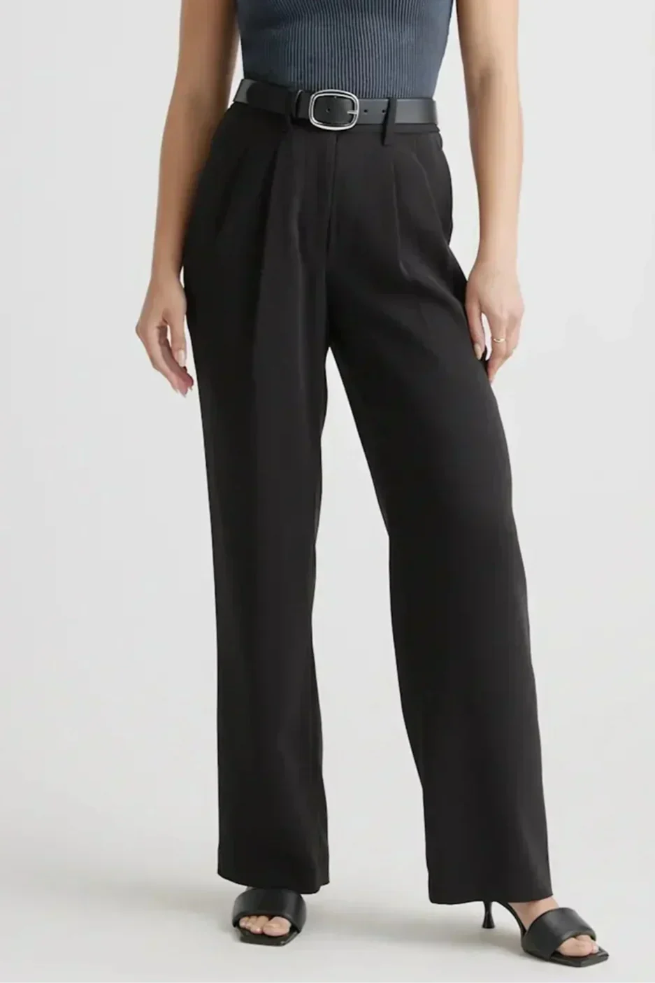 Gabriela™ | Pantalones Tailored de Pierna Ancha