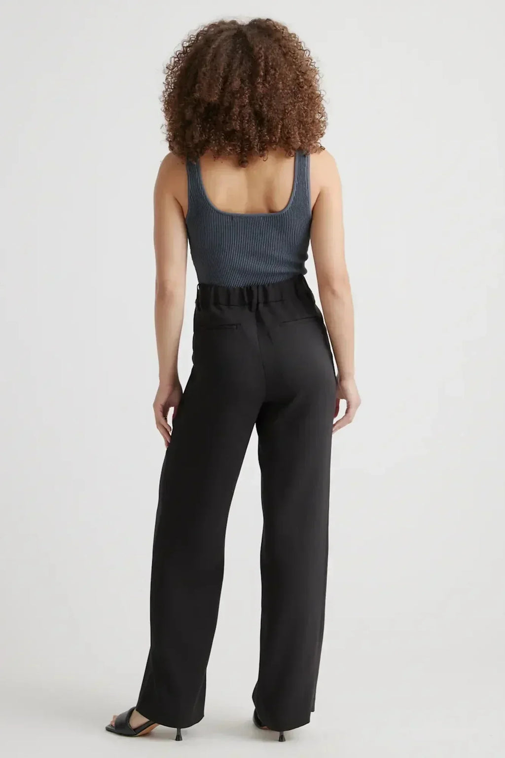 Gabriela™ | Pantalones Tailored de Pierna Ancha